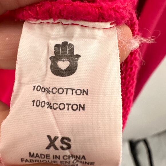 SPIRITUAL GANGSTER Pink Love Bridget Crewneck Sweatshirt // XS - Picture 6 of 9